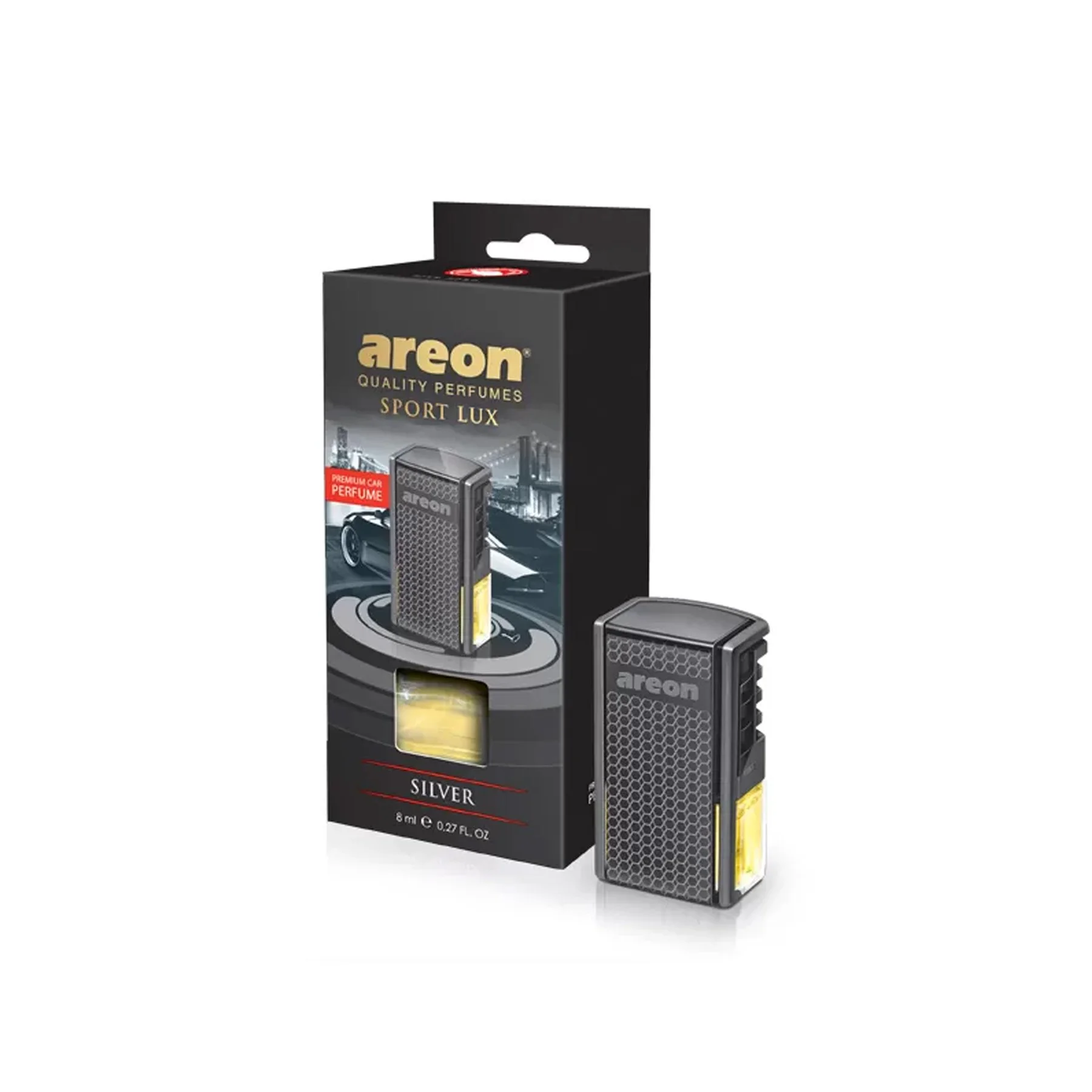 Ароматизатор за кола Areon Silver, 8 ml