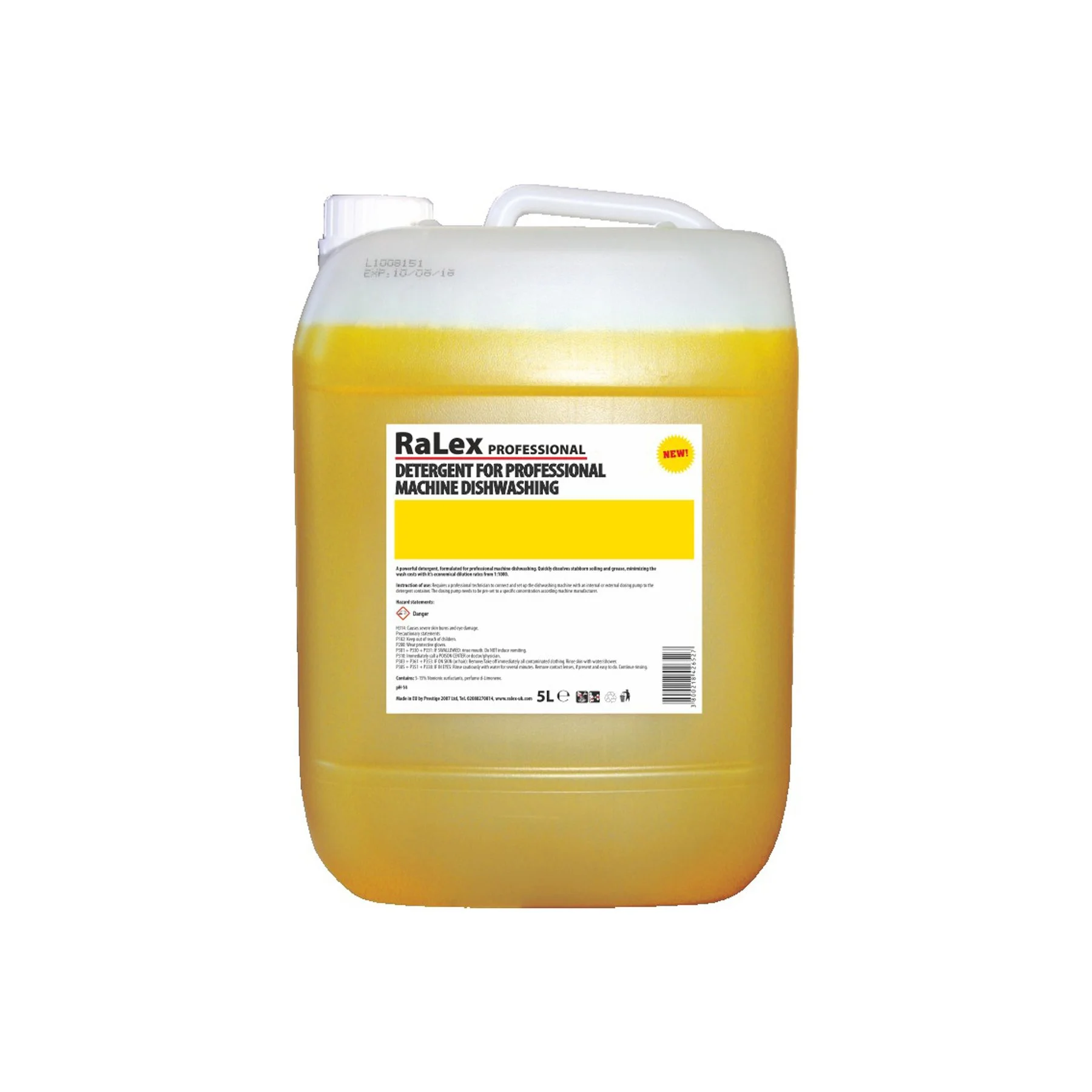 Препарат за съдомиялна машина Ralex, измиващ, 5 L
