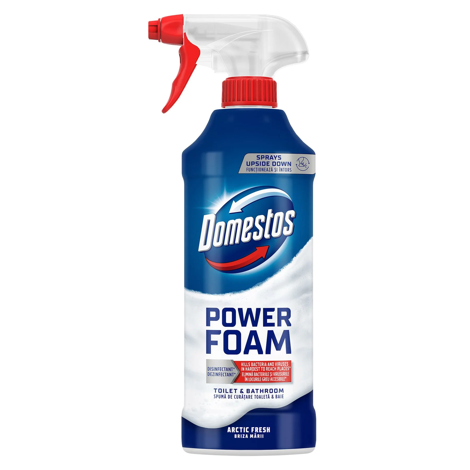 Почистваща пяна Domestos, арктик, 435 ml