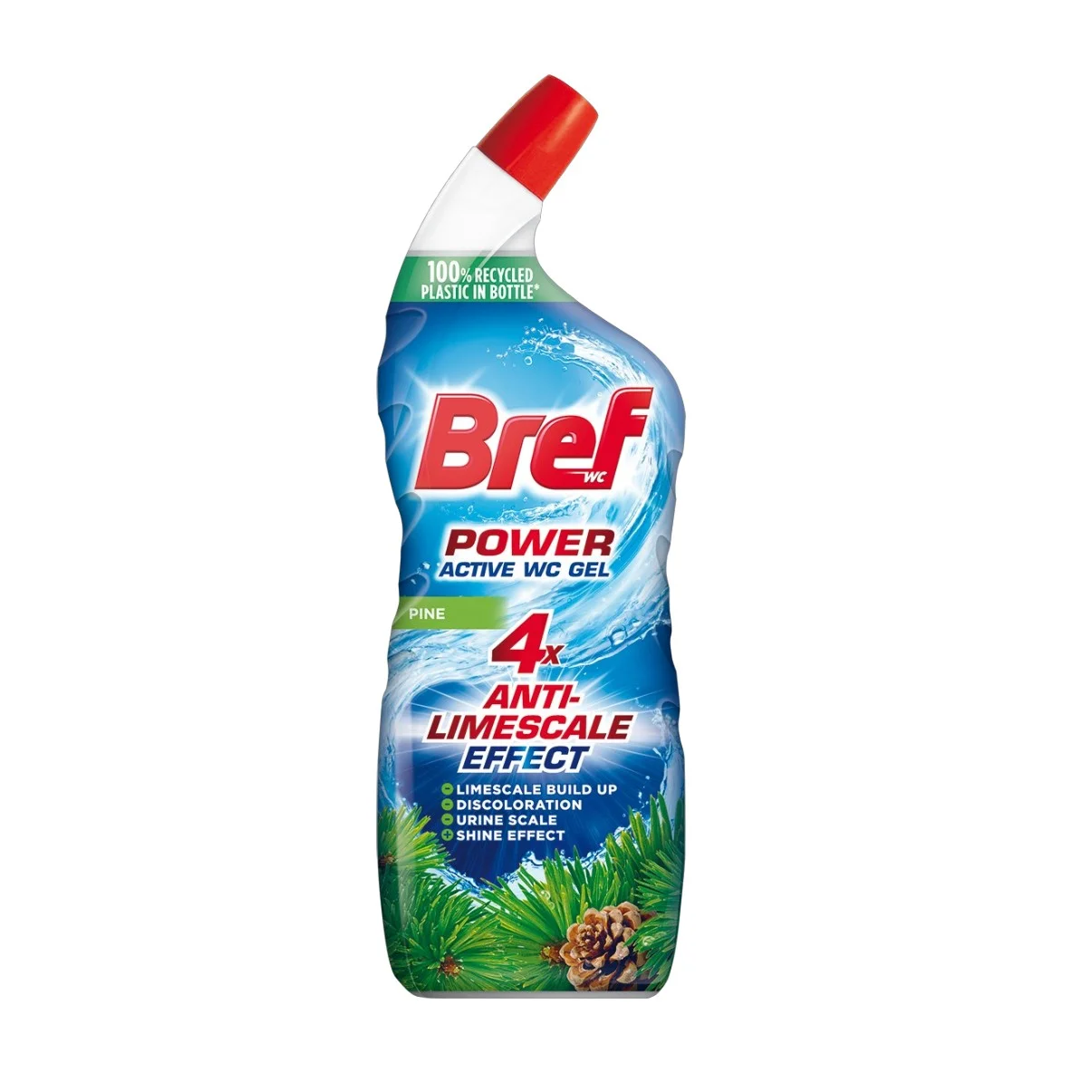 Препарат за почистване на тоалетни Bref Power Active Pine, 750 ml