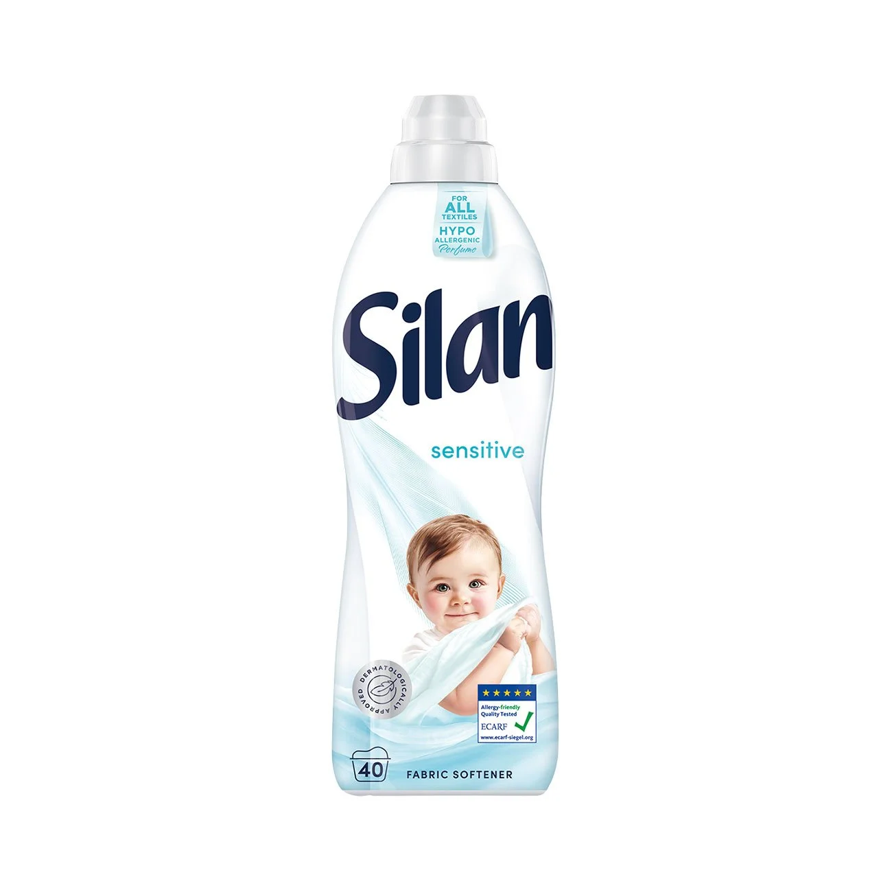 Омекотител Silan Sensitive, за 36 пранета, 880 ml