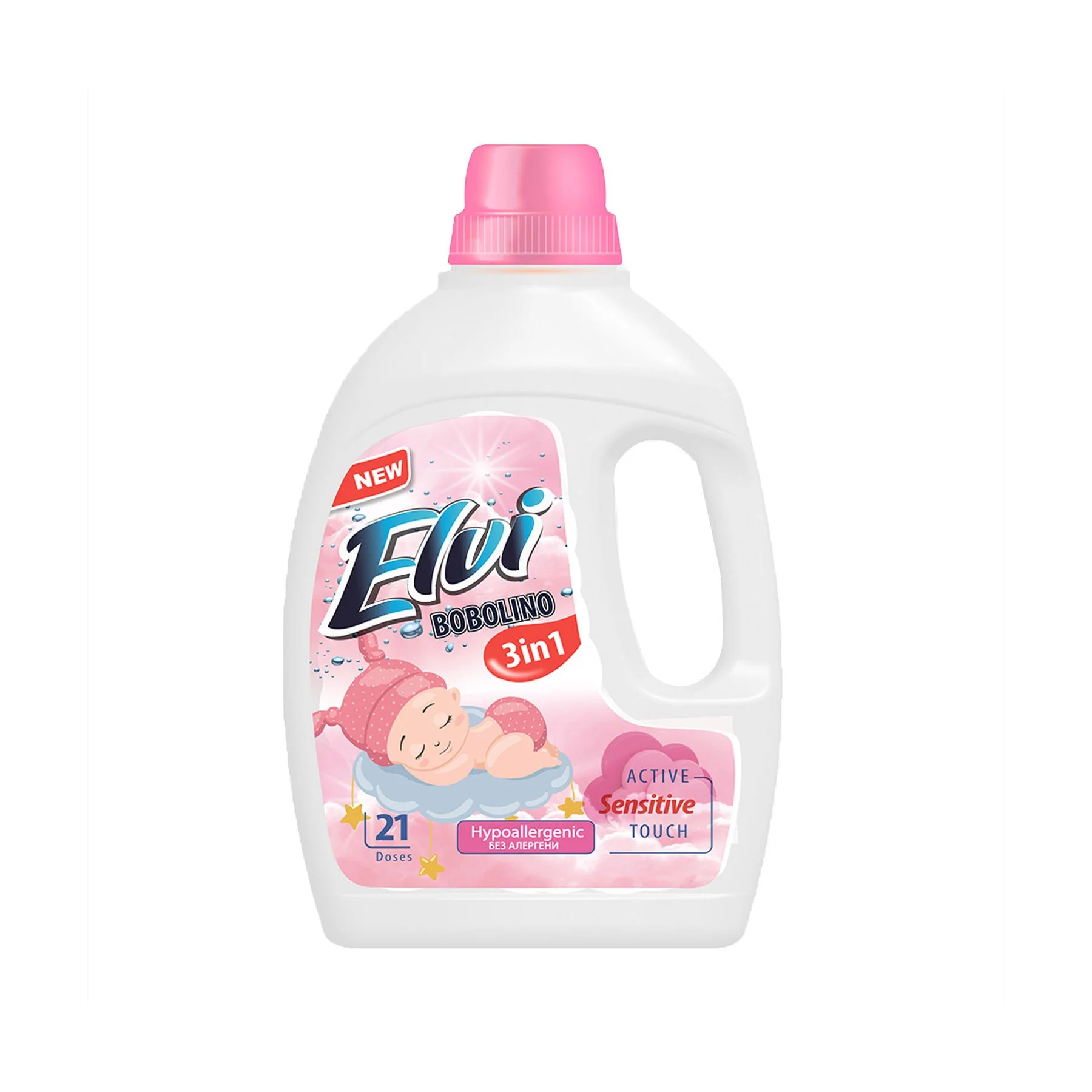 Перилен препарат Elvi Bobolino, течен, детски, 1.5 L