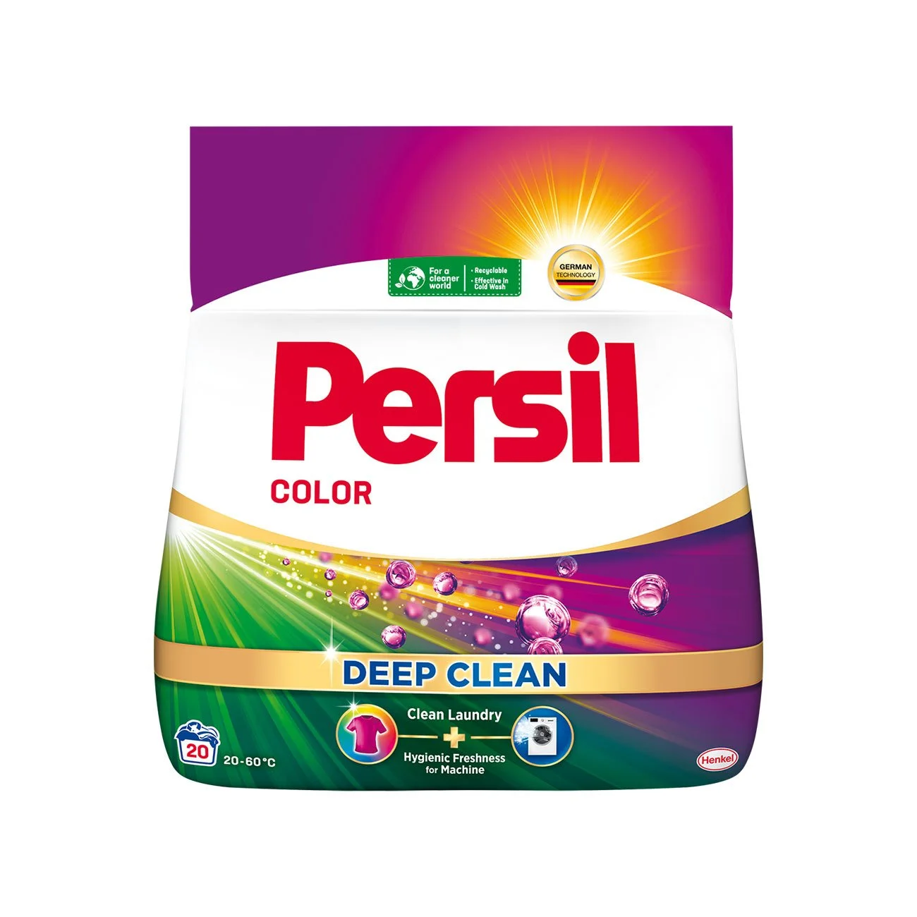 Перилен препарат Persil Color, прах, за цветно пране, 1.1 kg, за 20 пранета