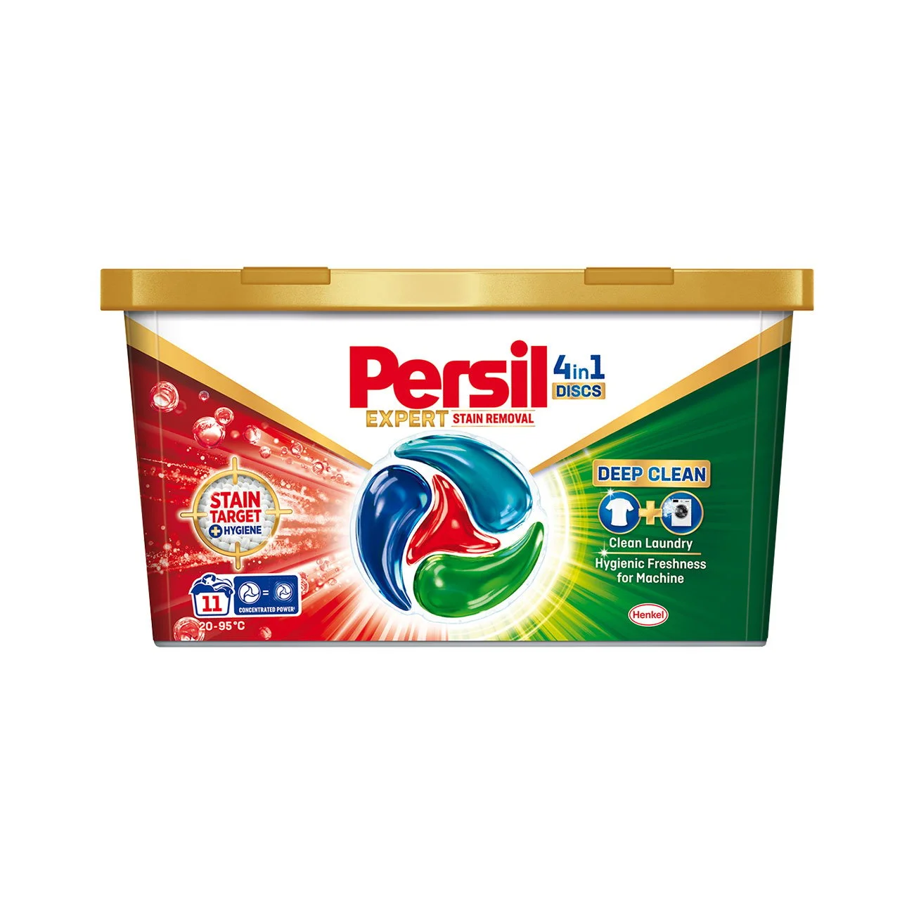 Капсули за цветно пране Persil Discs, за премахване на петна, за 11 пранета