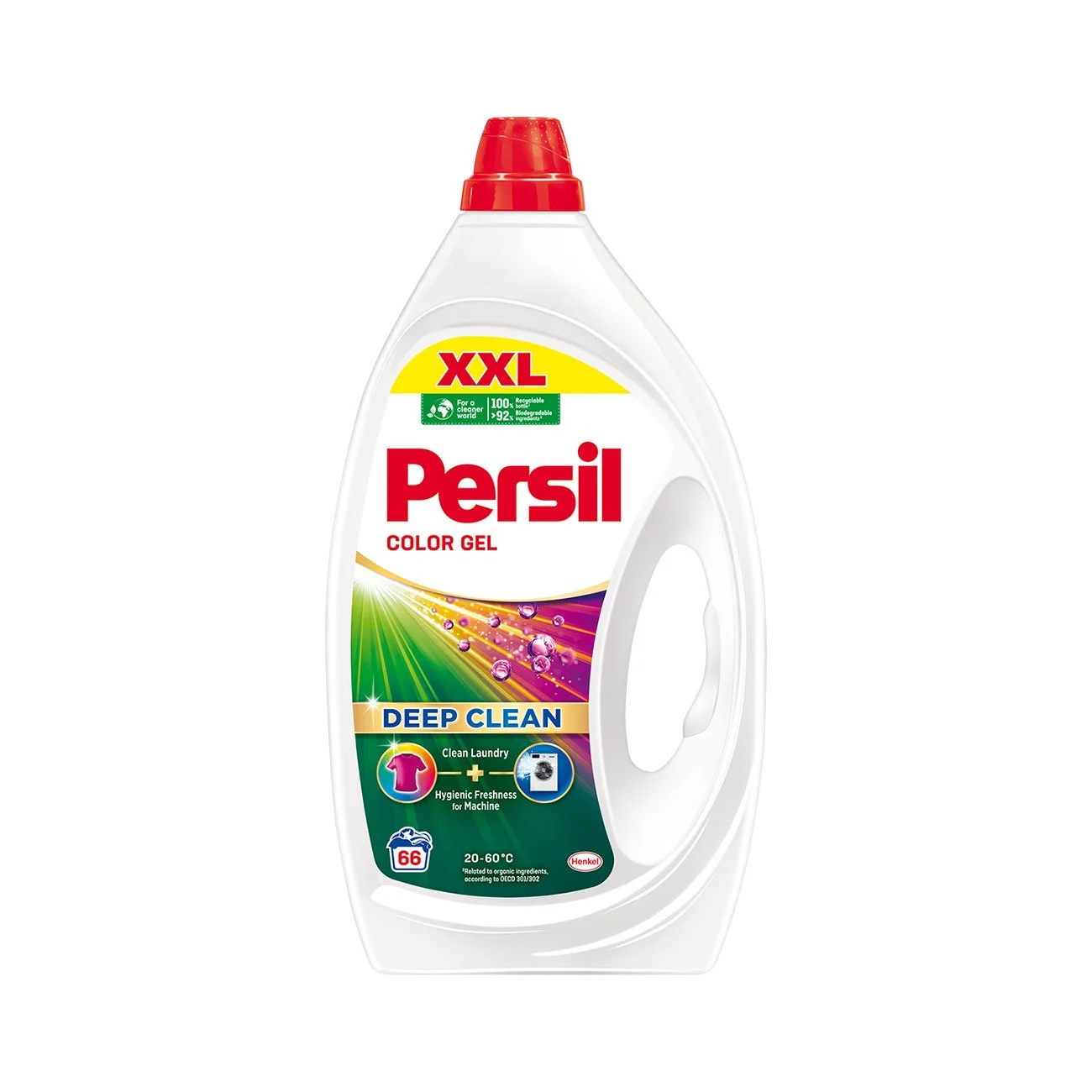 Перилен препарат Persil Expert Color, гел, за цветно пране, 2.97 L, за 66 пранета