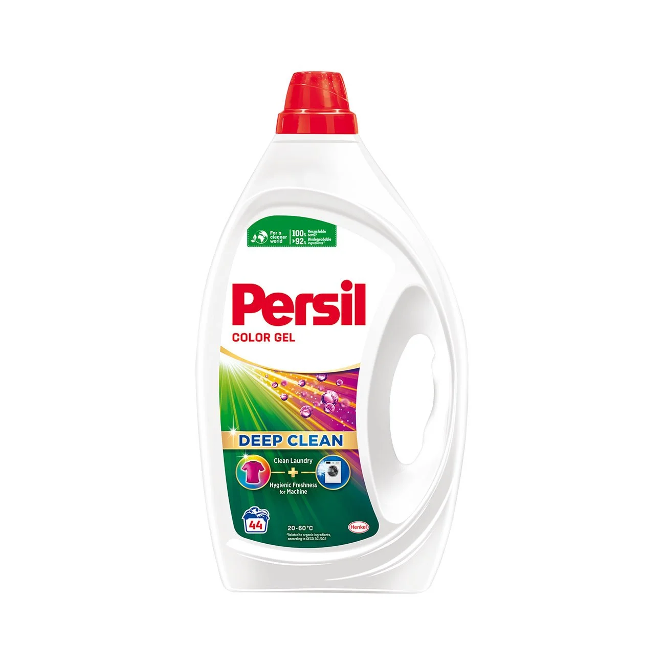 Перилен препарат Persil Color, гел, за цветно пране, 1.98 L, за 44 пранета