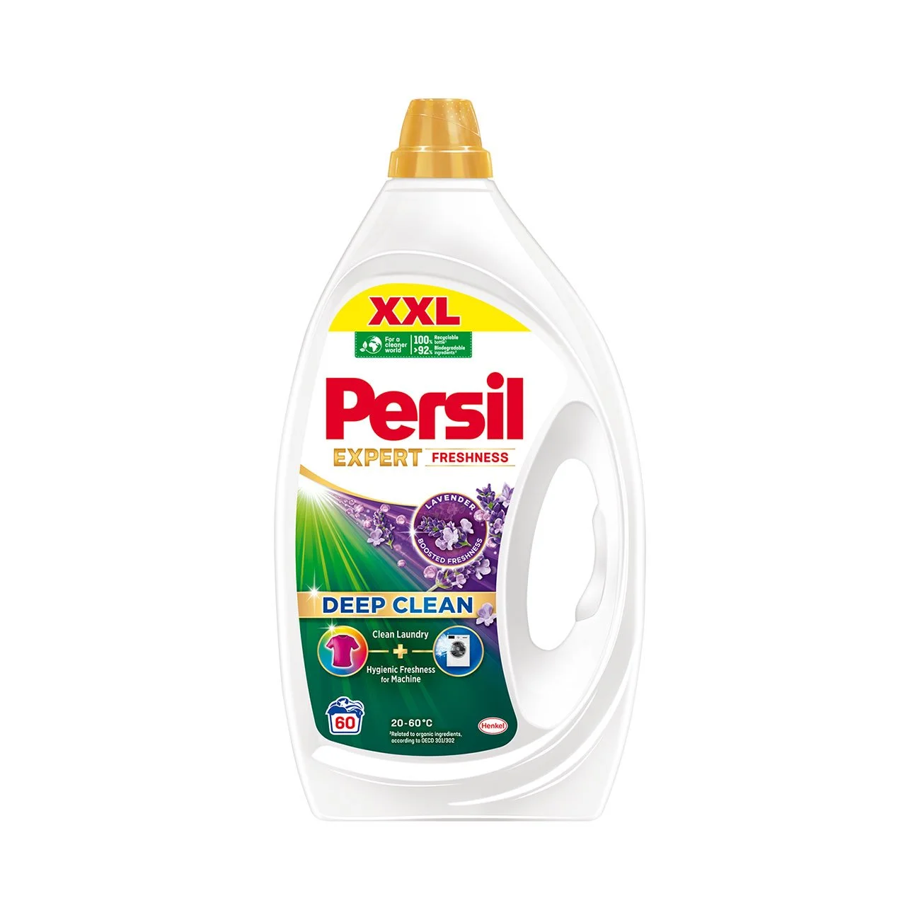 Перилен препарат Persil XXL Lavender, гел, 2.7 L, за 60 пранета