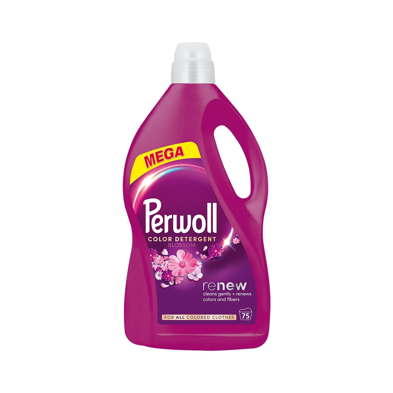 Перилен препарат Perwoll Blossom, гел, 3.75 L, за 75 пранета