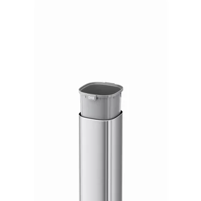 Четка за тоалетна Eko Sterling, 9.8 х 10.5 х 37.6 cm, инокс