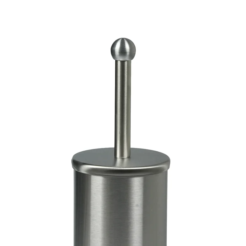 Четка за тоалетна Eko, 9.5 х 37 cm, инокс