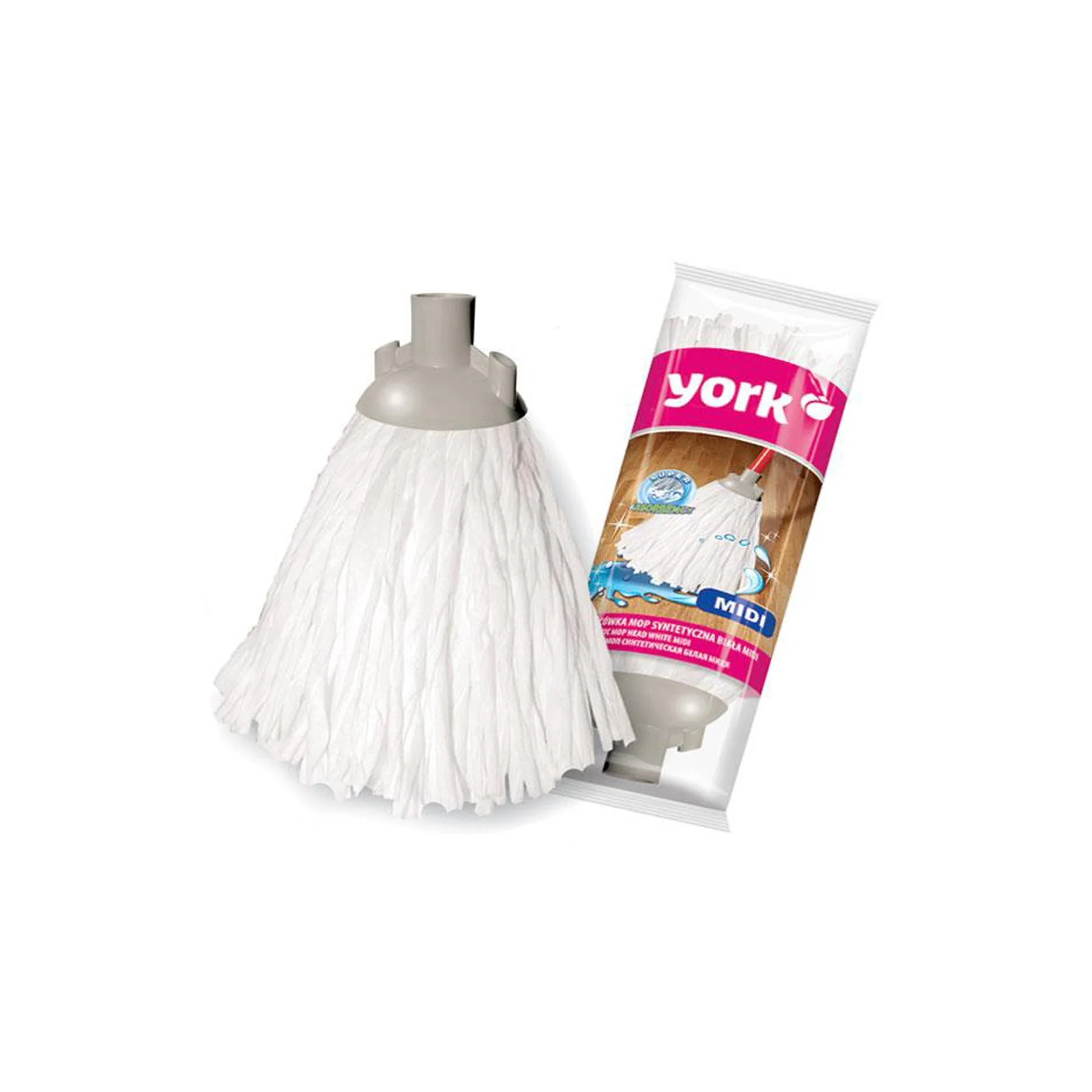 Моп York Midi, на ленти, конусовиден, 12 х 7 х 32 cm