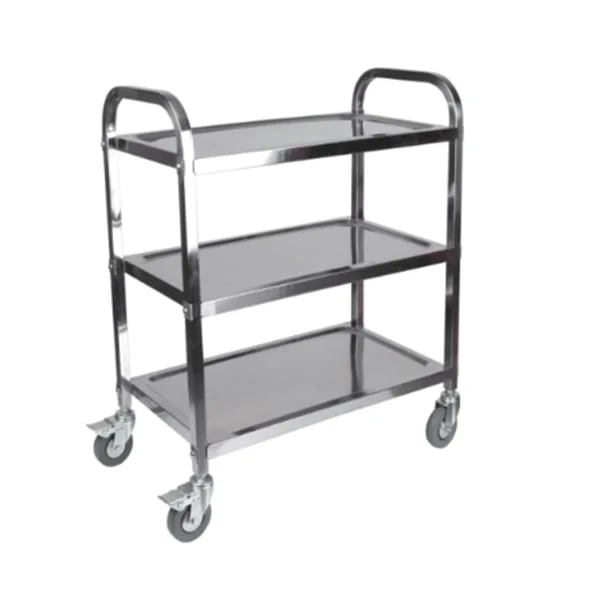 Количка за сервиране Office 1, 3 нива, метална, 86.5 х 45 х 89.5 cm