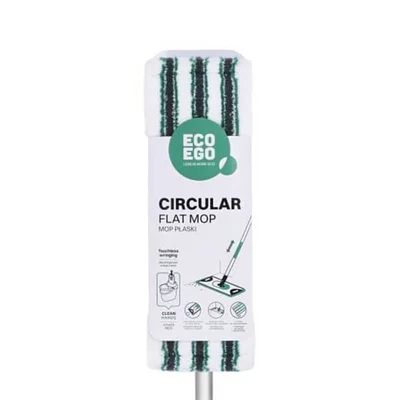 Моп York Eco Ego Circular, 40 х 15 cm, с държач и дръжка, 137 cm