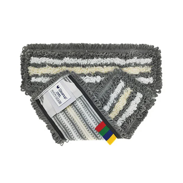 Моп York Qleanup Tri-Fiber, микрофибър, Color strips, 42.5 х 16.5 cm