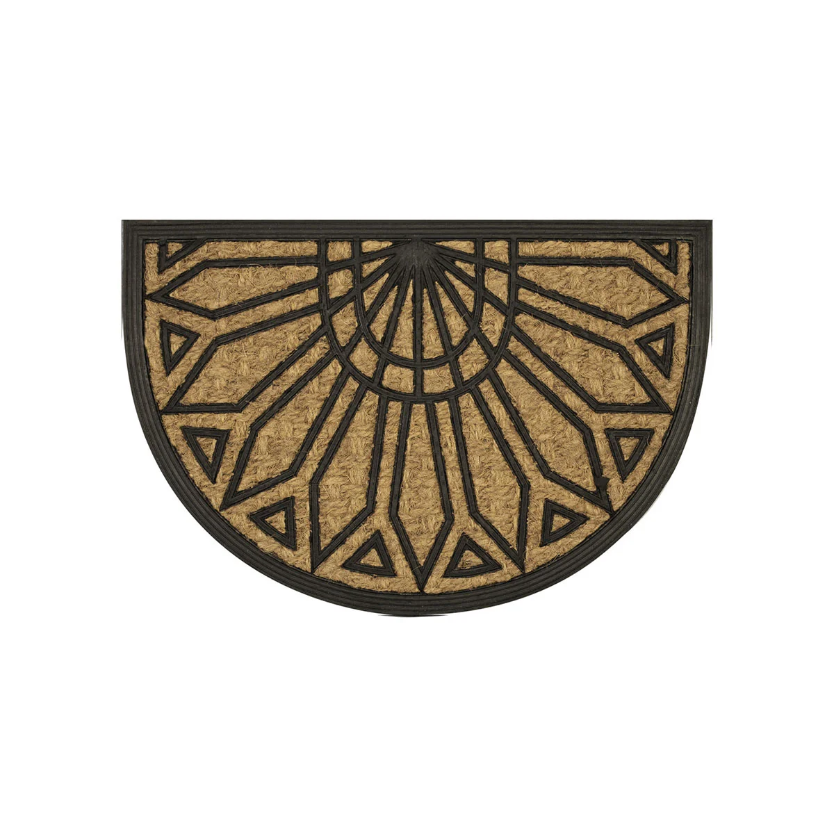Изтривалка Olivo Half Moon, кокос и гума, 40 х 60 cm, асорти
