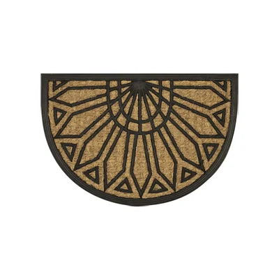 Изтривалка Olivo Half Moon, кокос и гума, 40 х 60 cm, асорти