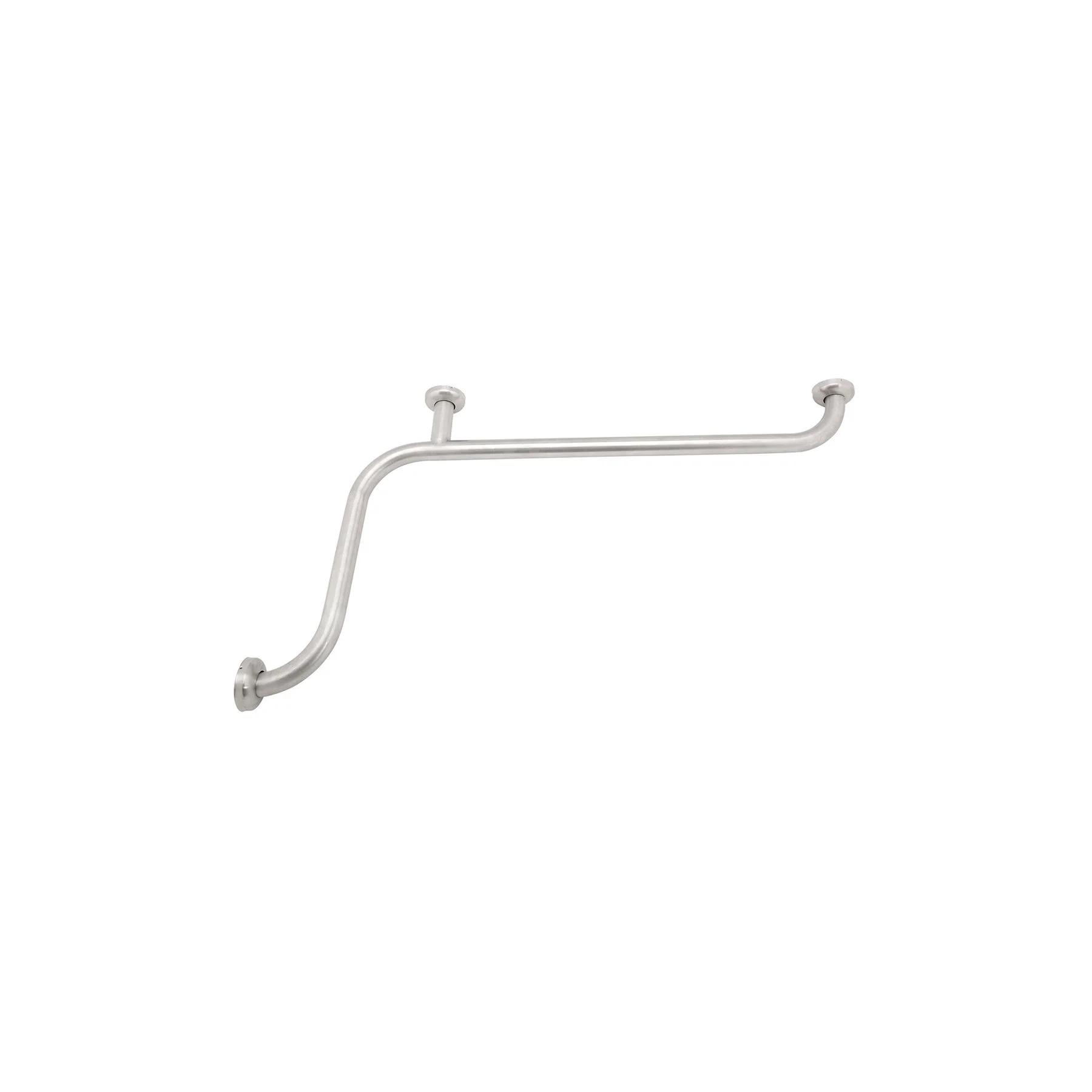 Ръкохватка Dayco, ъглова, 35 х 10 х 75 cm, инокс