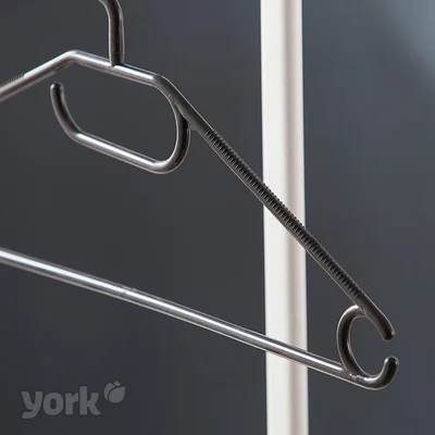 Закачалка за дрехи York, пластмасова, 10 броя, 42 х 22 х 70 cm