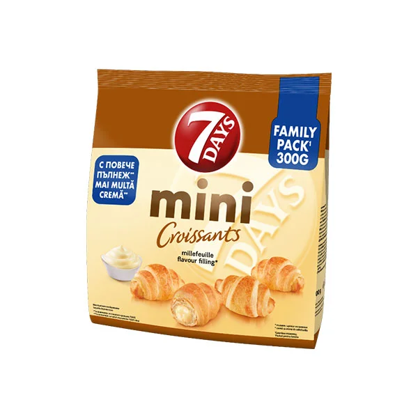7Days Мини кроасани - Милфьой, 300 g
