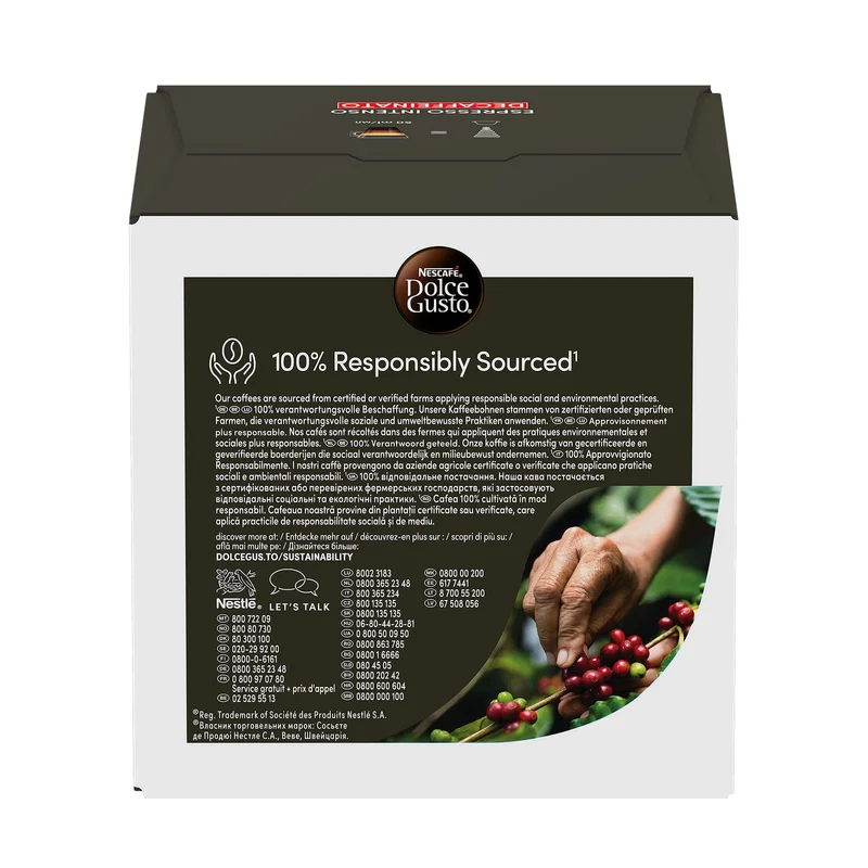 Nescafé Dolce Gusto Кафе капсула Espresso Intenso, безкофеинова, 16 броя