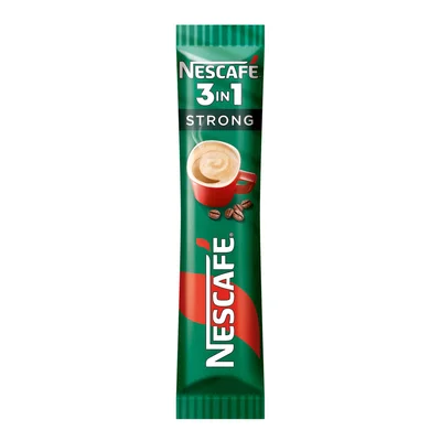 Nescafe Разтворимо кафе Strong, 3in1, 14 g, в кутия, 28 броя