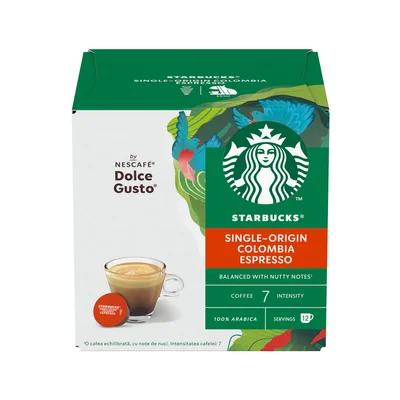 Nescafé Dolce Gusto Кафе капсула Starbucks, Medium Colombia, 12 броя