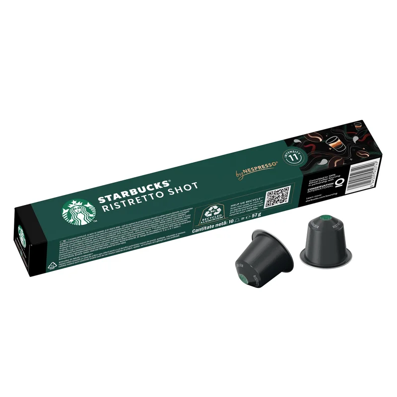 Starbucks Кафе капсула Ristertto Shot, за Nespresso, 10 броя