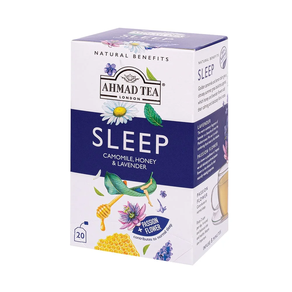 Ahmad Tea Чай Natural Benefits ''Сън'', билков, в пакетче, 20 броя