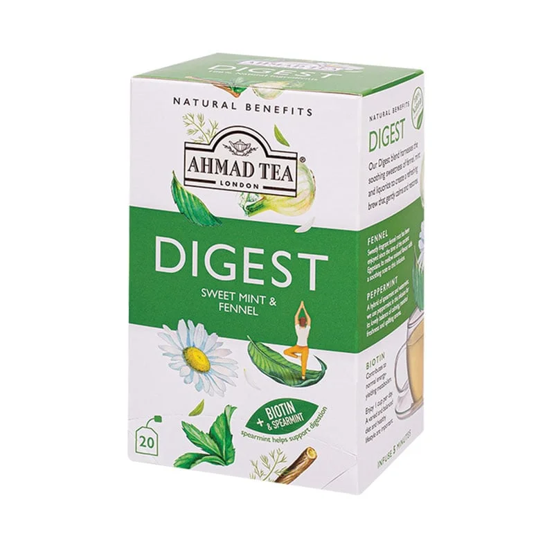 Ahmad Tea Чай Natural Benefits ''Храносмилане'', билков, в пакетче, 20 броя