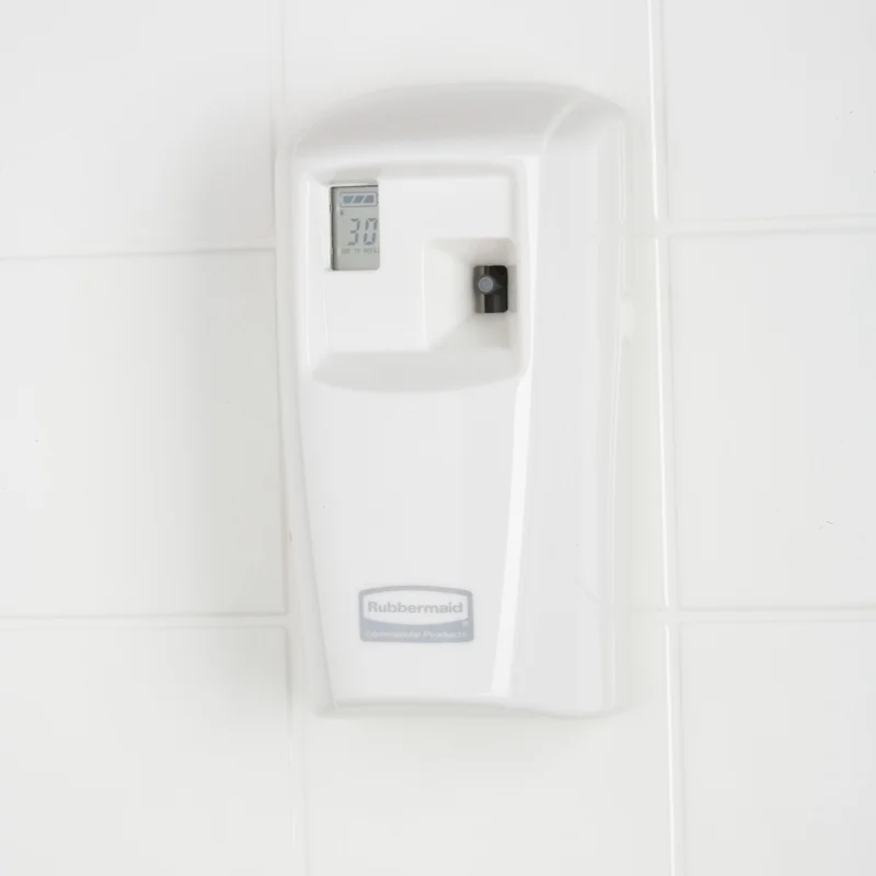 Диспенсър Rubbermaid Microburst 3000, с LCD дисплей, бял, 75 ml