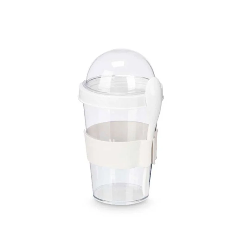 Чаша Leknes, с лъжица, 400 ml, асорти