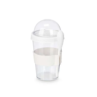 Чаша Leknes, с лъжица, 400 ml, асорти