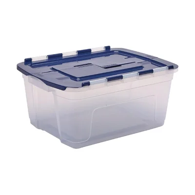 Fellowes Кутия за съхранение, с панти и капак, 55 L