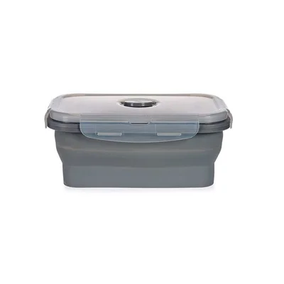 Кутия за обяд Kinvara, сгъваема, 540 ml, антрацит