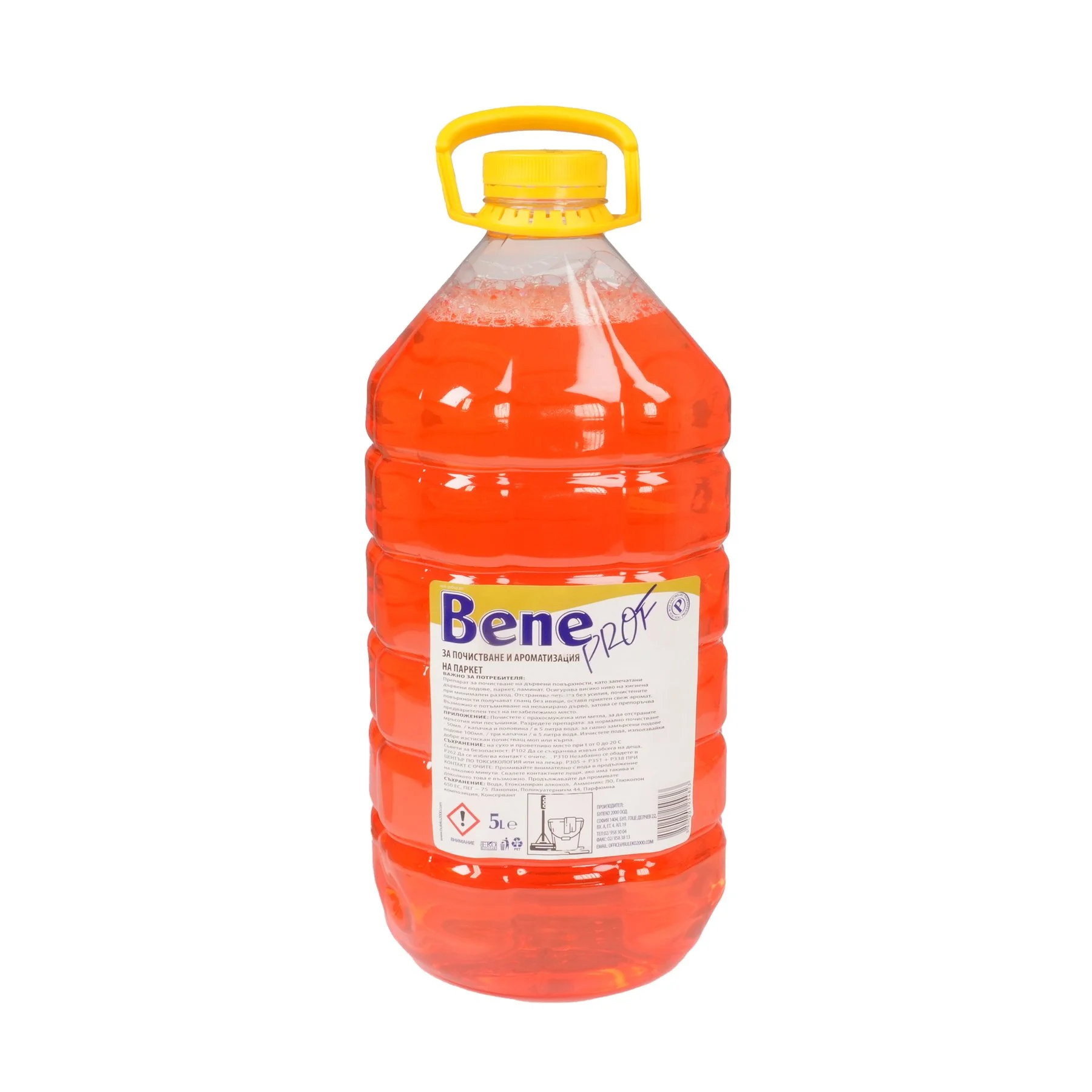 Препарат за почистване на паркет Bene и ламинат, 5 l