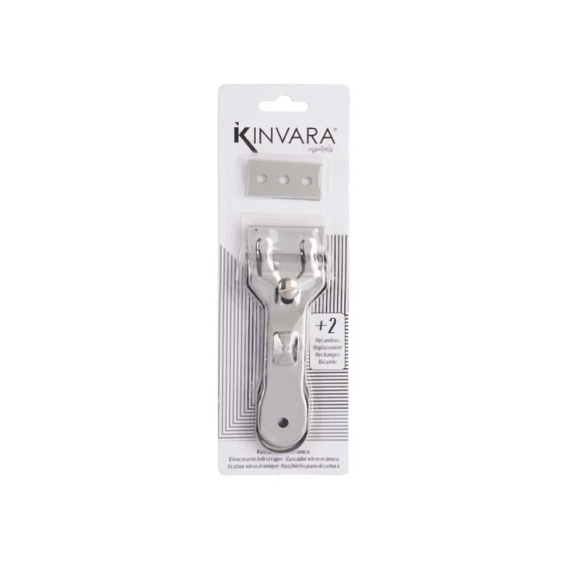 Стъргалка за стъклокерамика Kinvara, с 2 резервни части