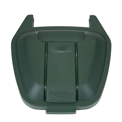 Капак за контейнер Rubbermaid, зелен, 51.5 x 56 x 8 cm