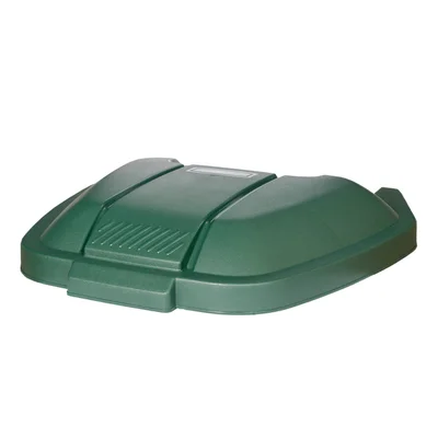 Капак за контейнер Rubbermaid, зелен, 51.5 x 56 x 8 cm