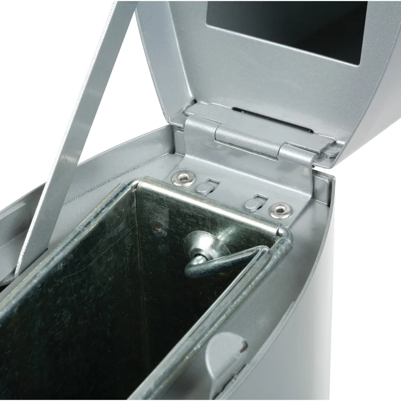 Пепелник Rubbermaid Metropolitan, сив, 6 l