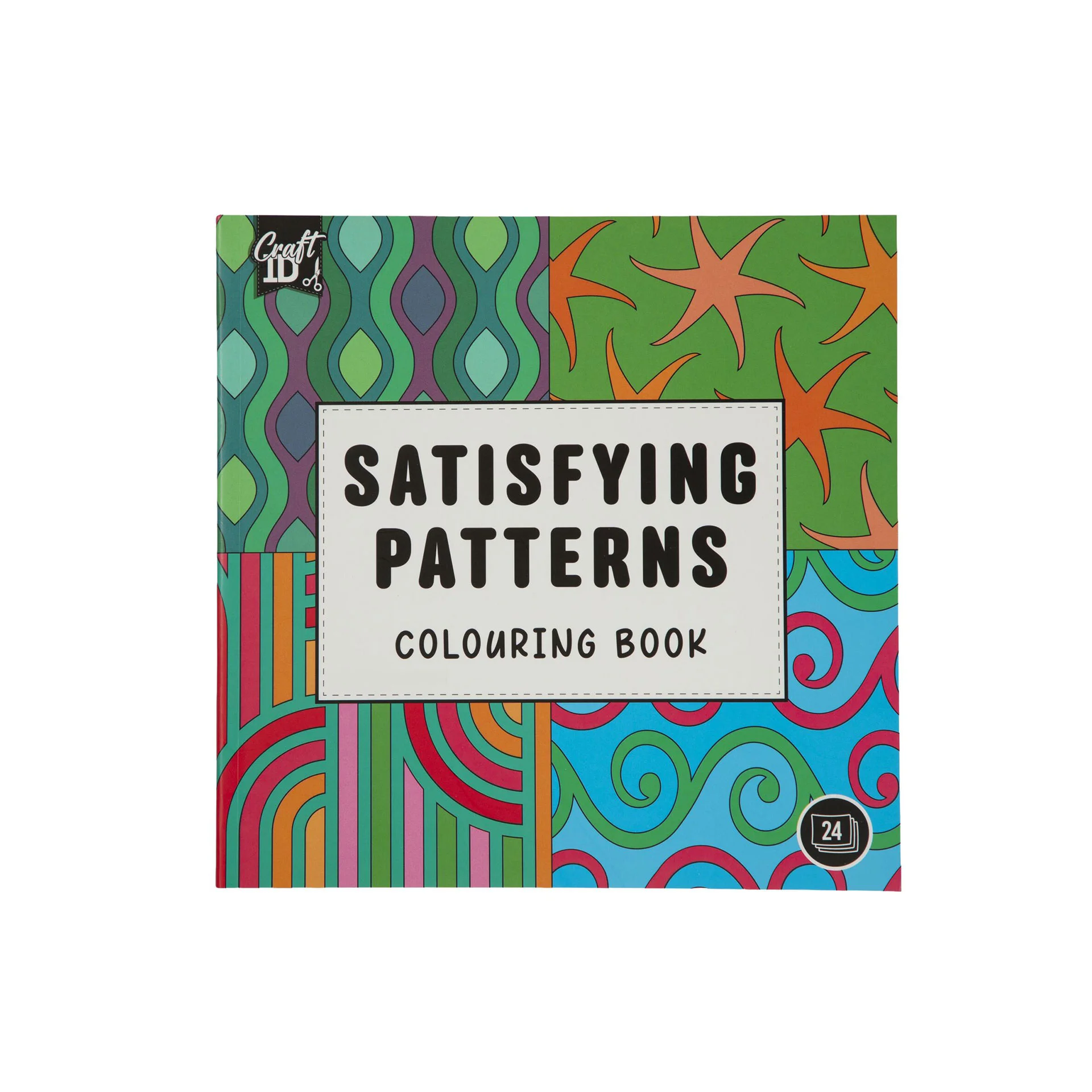 Craft ID Книжка за оцветяване Форми, зелена