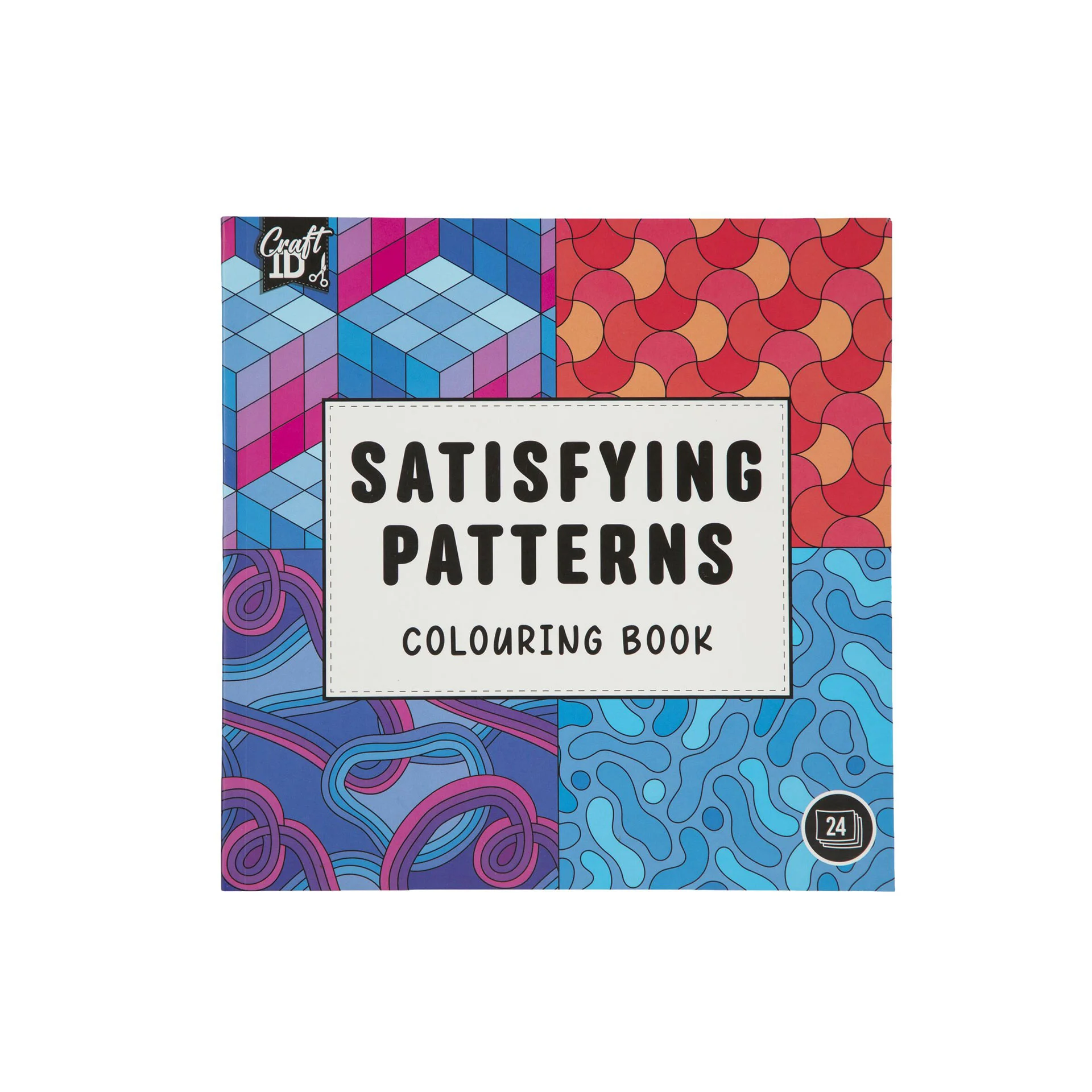 Craft ID Книжка за оцветяване Форми, синя