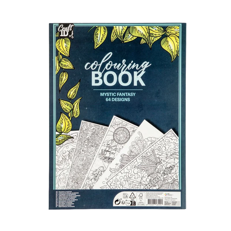 Craft ID Книжка за оцветяване Фантазия, 32 листа