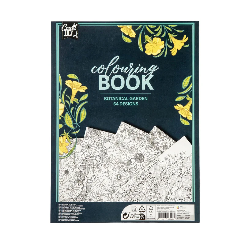 Craft ID Книжка за оцветяване Ботаника, 32 листа