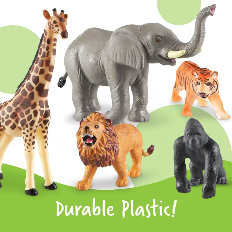 Learning Resources Животни, екзотични, 5 броя