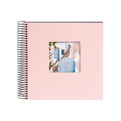 Goldbuch Албум, с 40 черни страници, със спирала, 20 х 20 cm, розов