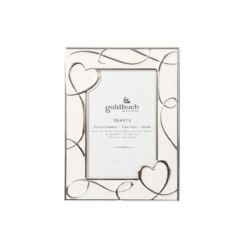 Goldbuch Рамка за снимка Hearts, метална, 10 х 15 cm