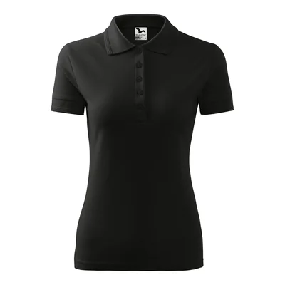 Malfini Дамска тениска Pique Polo 210, размер S, черна