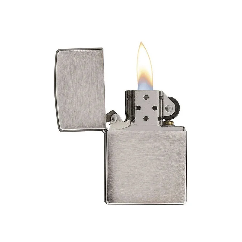 Zippo Запалка 200 - Plain Brushed Chrome