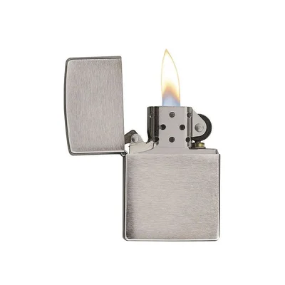 Zippo Запалка 200 - Plain Brushed Chrome