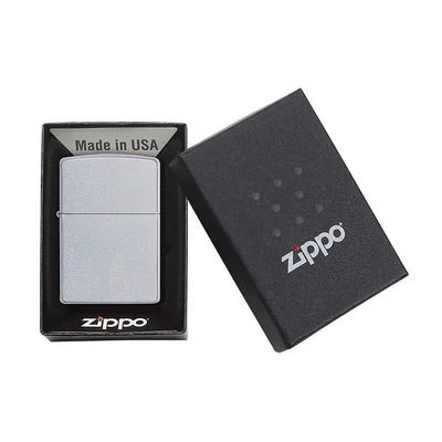 Zippo Запалка 205 - Satin Chrome